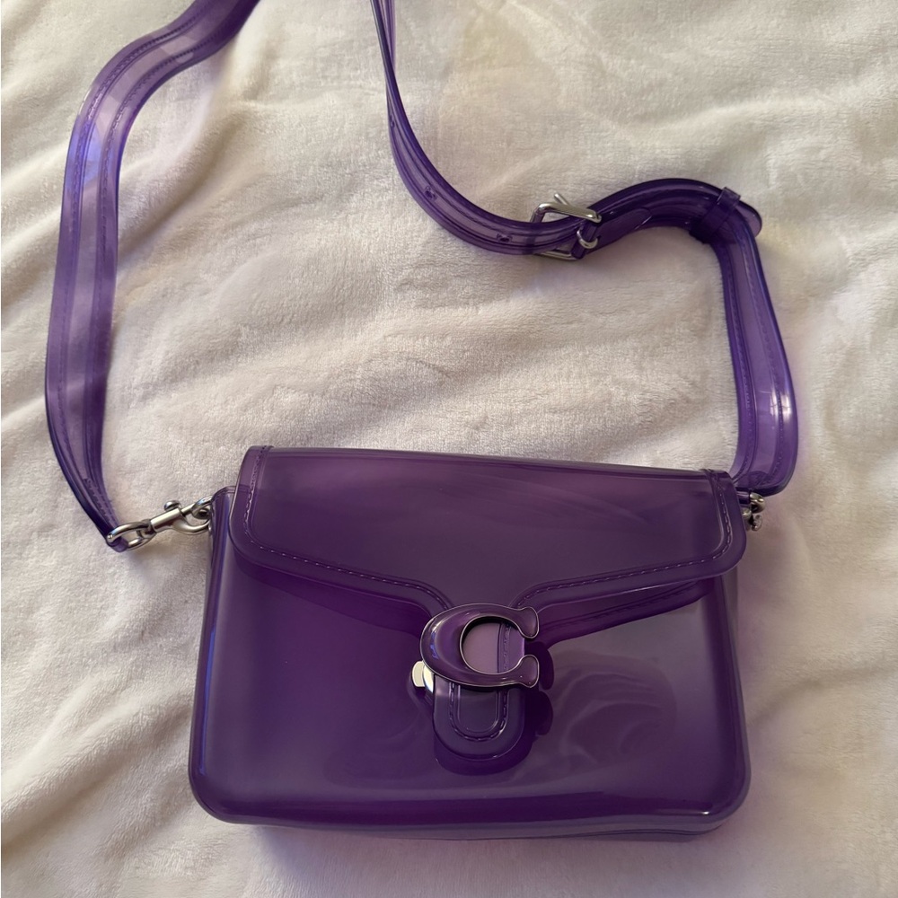 Coach Tabby Purple Jelly Crossbody Bag